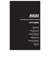 Akai MPD226 User manual