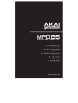 Akai Professional MPD26 Quick start guide