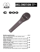 AKG C 900 Owner's manual