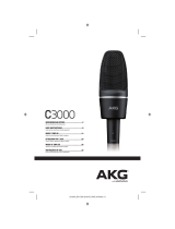 AKG C3000 Owner's manual