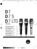 AKG Acoustics D-7S User manual