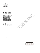 AKG Acoustics C 12VR User manual