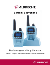 Albrecht Bambini Babyphone Owner's manual