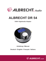 Albrecht DR 54 Mini DAB+ Digitalradio-Tuner Owner's manual