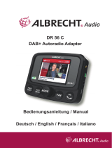 Albrecht DR 56 C DAB+ Autoradio-Tuner Owner's manual