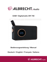 Albrecht DR 750 Digitalradio, DAB+/UKW Owner's manual