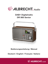 Albrecht DR 860 Senior - das bedienerfreundliche Digitalradio Owner's manual