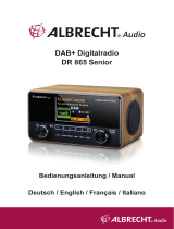 Albrecht DR 865 Seniorenradio Owner's manual