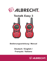 Albrecht Tectalk Easy 3, Paar, Rot Owner's manual