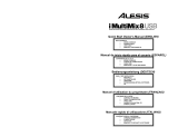 Alesis 8 User manual
