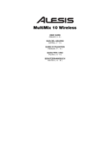 Alesis MultiMix 10 Wireless Owner's manual