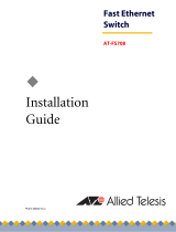 Allied Telesyn International Corp FS708/POE Installation guide