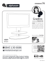 Alphason Gradino Cantilever User manual