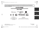 Alpine CDE-185BT Owner's manual