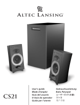 Altec Lansing CS21 User manual