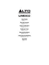 Alto Live 802 User manual