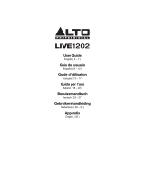 Alto Live 802 User manual