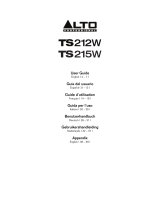 Alto TS 215 W Owner's manual