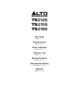 Alto TS218S User manual
