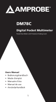 Amprobe DM78C Digital Pocket Multimeter User manual