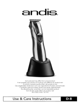 Andis Slimline Pro Li D-8 User guide
