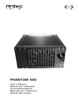 Antec PHANTOM 500 User manual