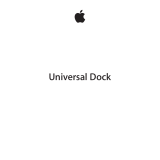 Apple Universal Dock Owner's manual