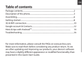 Archos 40 Titanium Owner's manual