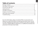 Archos 502498 Owner's manual