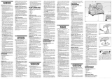 ARIETE SL2060 Operating instructions