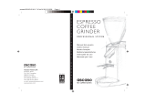 Ascaso ESPRESSO COFFEE GRINDER User manual