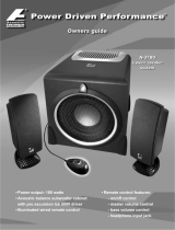 Audio Authority A-3780 Owner's manual