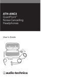 Audio Technica ATH-ANC3 User manual