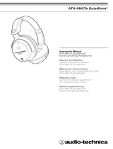 Audio Technica QuietPoint ATH-ANC7B-SViS User manual