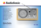 AudioSonic RD-1540 User manual