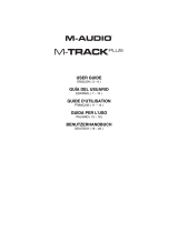 Avid M-TRACK plus User manual