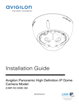 Avigilon 8.0MP-HD-DOME-180 Installation guide