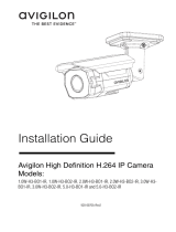 Avigilon 5.0-H3-BO2-IR Installation guide