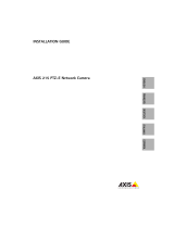 Axis Communications 215 PTZ-E User manual