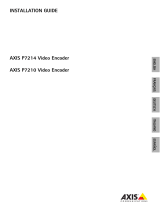 Axis P7210 User manual