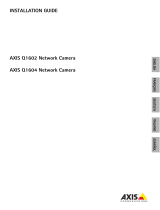 Axis Q1604 Installation guide