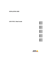 Axis Communications M7001 User manual