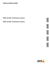 Axis Communications Q1602-E User manual