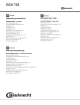 Bauknecht GCX 723 User guide