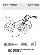 BCS Snow Thrower 1995+ Owner's manual