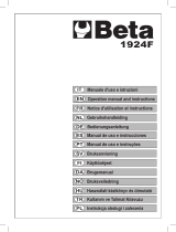 Beta 1924F Operating instructions