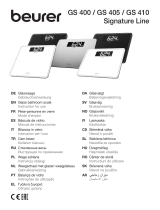 Beurer GS 410 SignatureLine White User manual