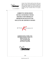 Bimar PTC KOMPACT Owner's manual