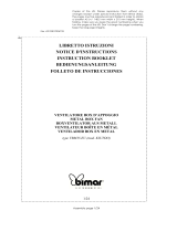 Bimar VBM35.EU User manual