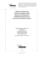 Bimar VP65.BL User manual